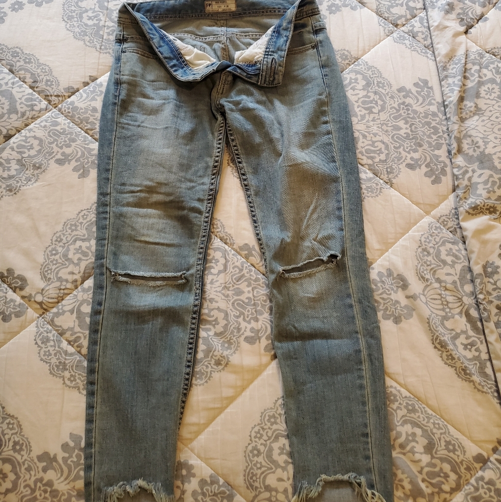 Cropped jeans